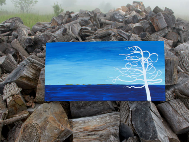 Coastal Tree Acrylic on canvas 2012