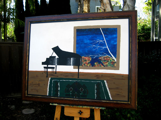 Piano Acrylic on canvas 1996